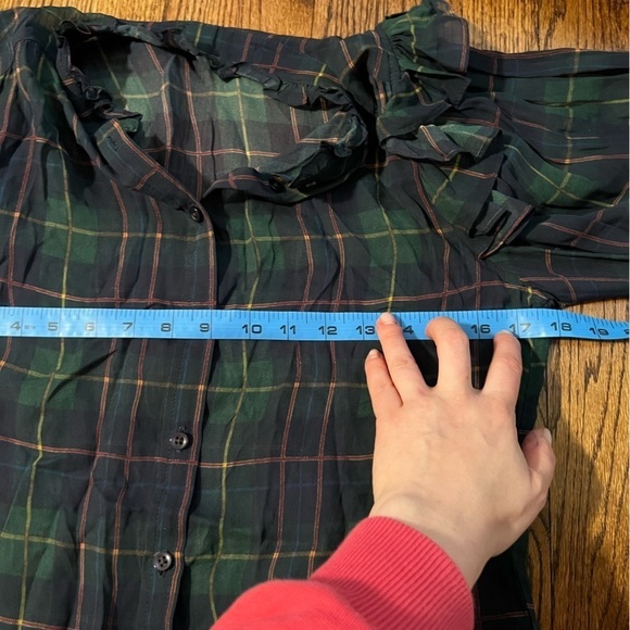 ICONS Objects of Devotion | Secretary Blouse Classic Tartan REVOLVE‎ Sz S - Picture 8 of 10